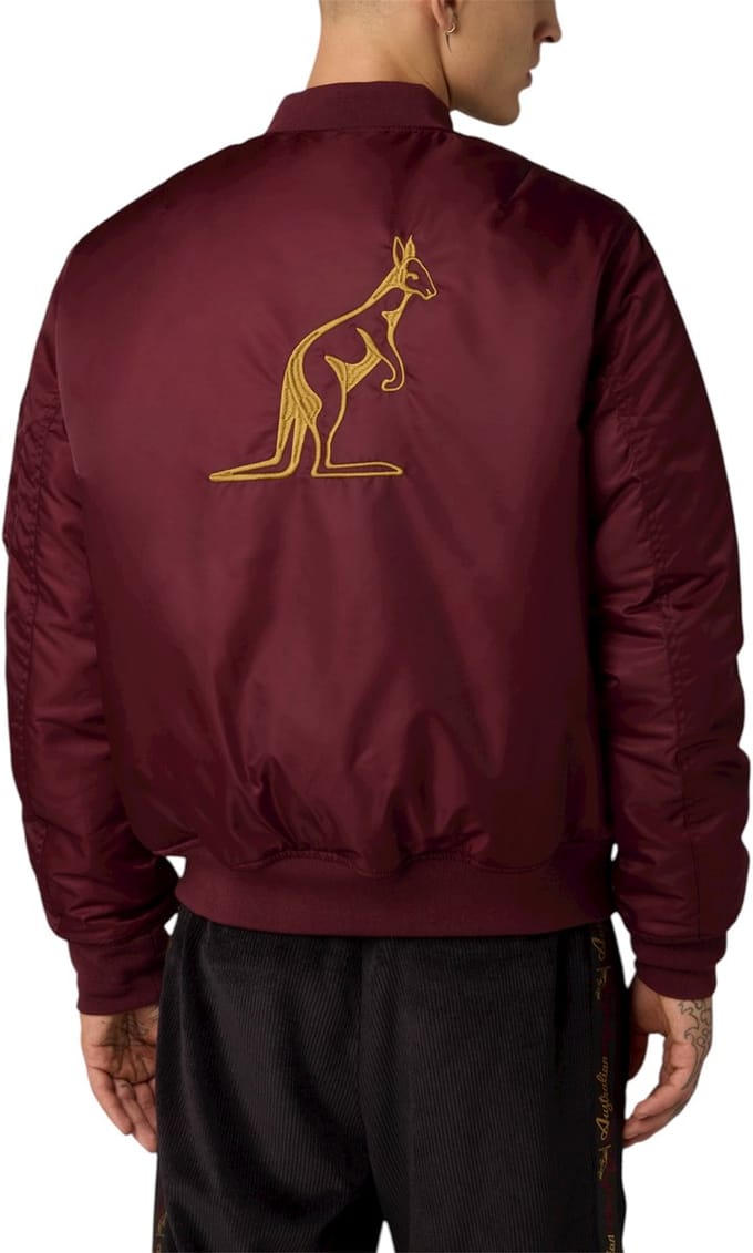 Australian Bomberjack - Archive Logo - Bordeaux- Maat L