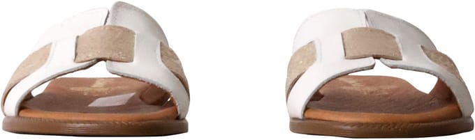 Alénoa platte leren sandalen