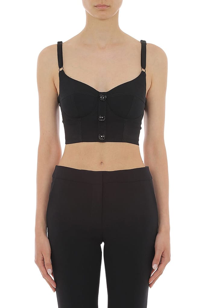 Moschino Top Black Taglia: 38 | Canottiere Outlet | Donna | Nero