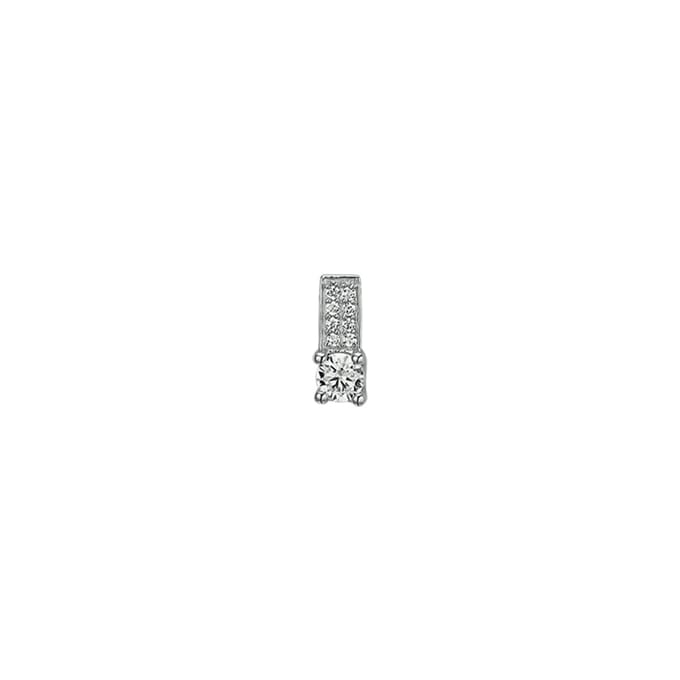 hanger zirkonia zilver gerhodineerd