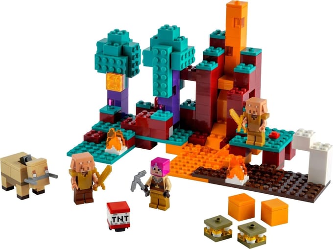 LEGO Minecraft Het verwrongen bos 21168