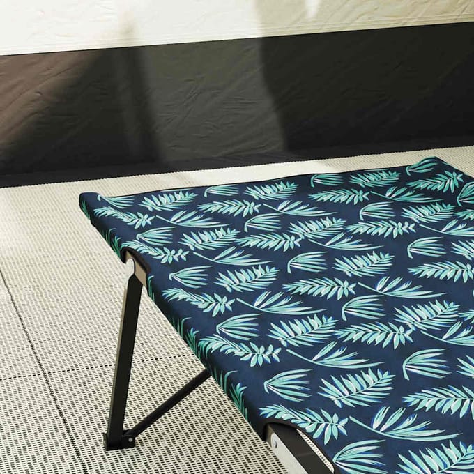 vidaXL Opvouwbaar Camping Bed Blad 2 st Bossen 206 x 76 x 74 cm