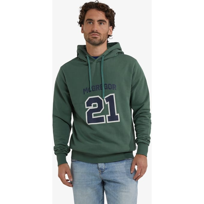 McGregor Graphic Hoody Winter Sage Größe: XXL | Pullover Outlet | Herren | Grün
