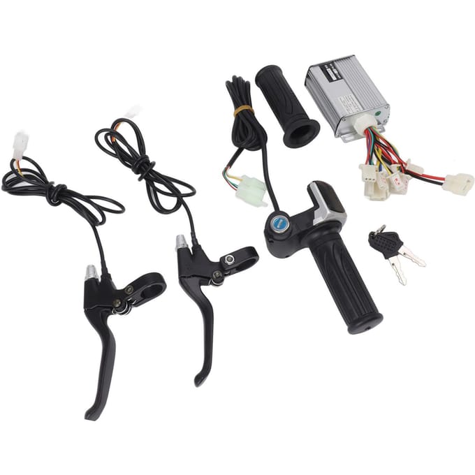 Elektrische Fiets Controller Set met 48V 1000W Controller 48V Draaigas Volledig Aluminium Rem gray