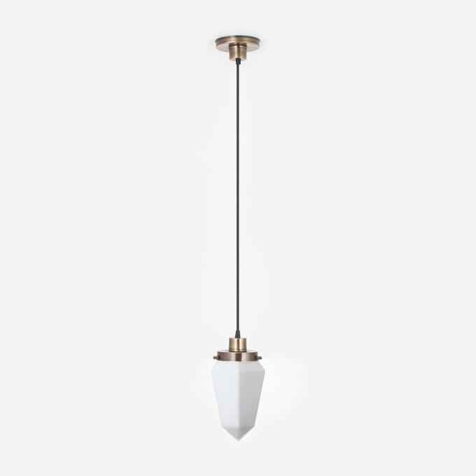 Hanglamp aan snoer Briljant Mat 20's Brons - Art Deco Trade