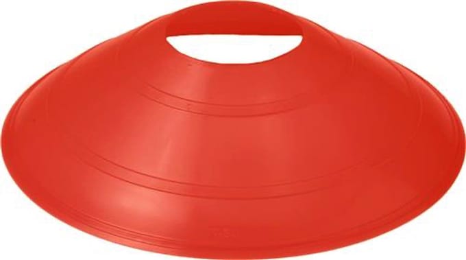 Sportec afbakenbollen soft - 10 stuks - oranje - diameter 19 centimeter