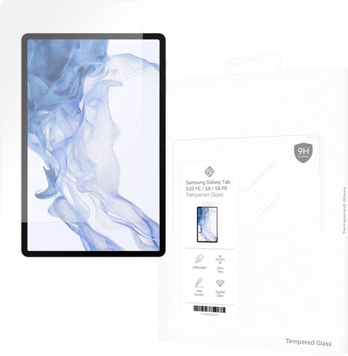 Cazy screenprotector geschikt voor Samsung Galaxy Tab S9 / S9 FE / S10 FE / S10 Lite / S11 - Screenprotector Tablet Glas