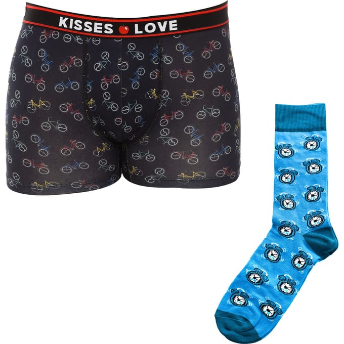 Geschenkverpakking KL6000 herenboxers en -sokken
