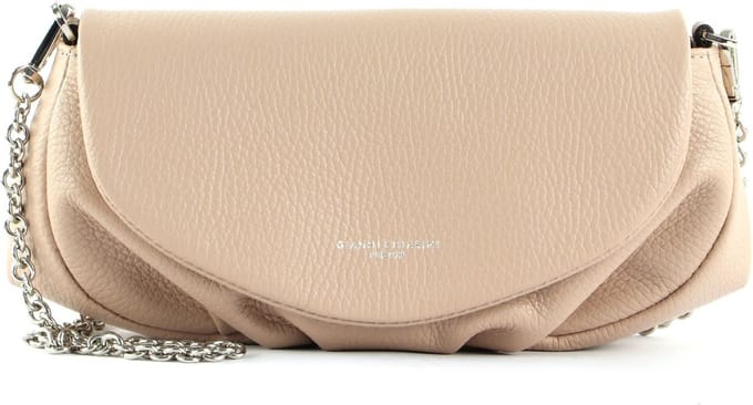 GIANNI CHIARINI Schoudertas Koppeling Adele Crossbody Bag Satin Beige