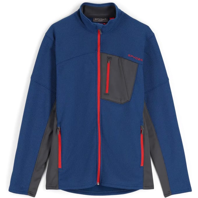 Spyder Bandit Fleece Met Volledige Rits Blauw M Man
