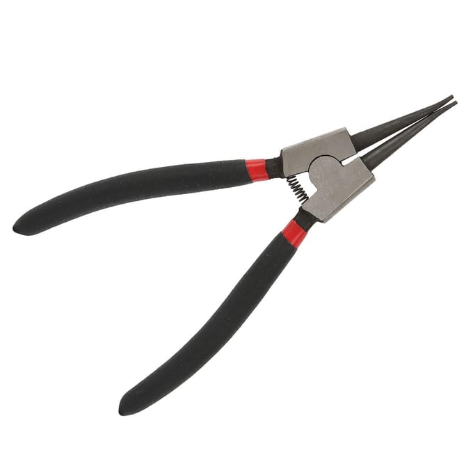 Externe Rechte Borgringtang Koolstofstaal Rubber Multifunctionele RingborgtangSK?112?7D gray