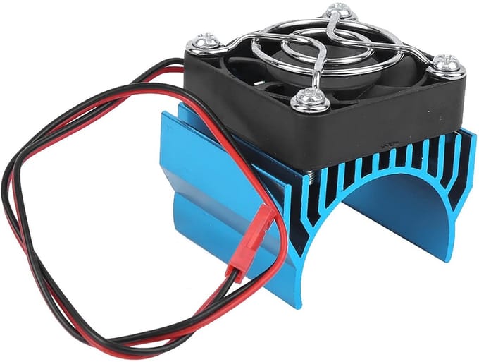 Universele Motor Koeler 36mm voor RC Auto 1/10 – Incl. Ventilator