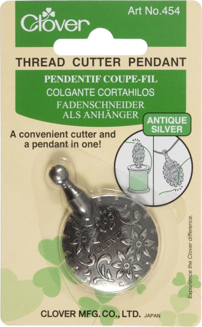 Thread Cutter Pendant A Silver
