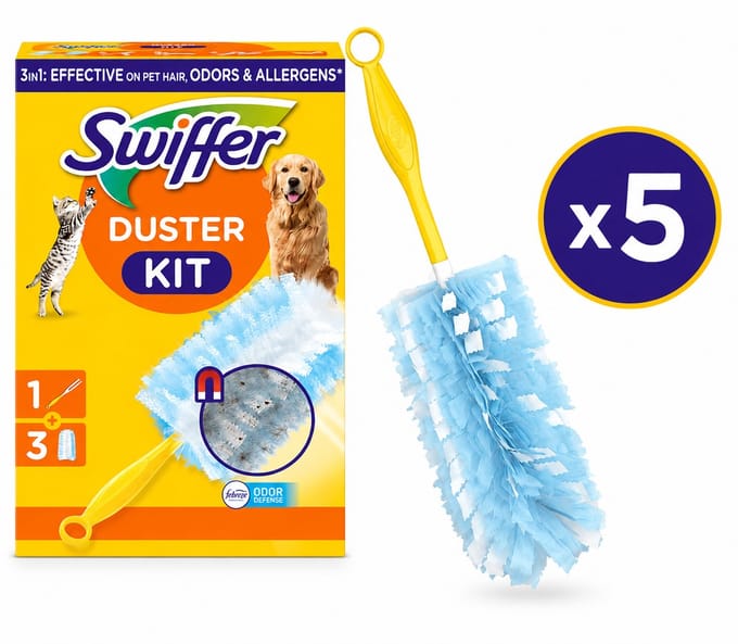 Swiffer Duster 3 in 1 starterset 4-delig x 5 packs