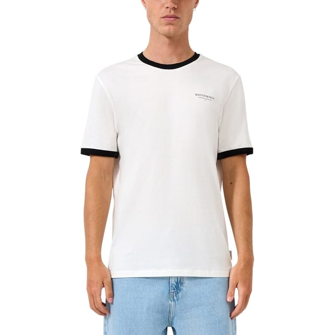 s.Oliver -qs T-shirts Offwhite Taglia: L | Magliette basic Outlet | Uomo | Bianco