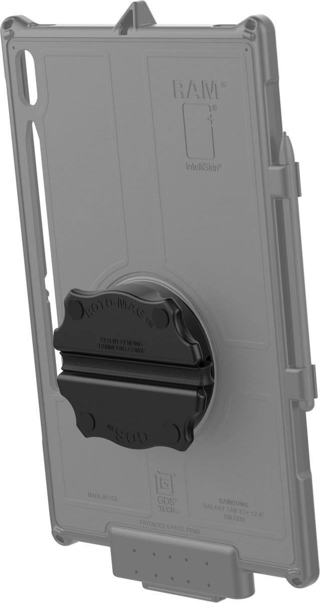 Merkloos 3-in-1 Tablet Accessoire: Handvat, Polsband & Magneten