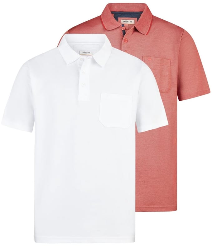 Redmond Heren poloshirt 2 pack Basic