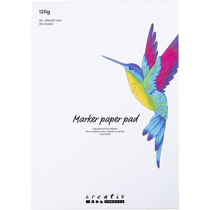 CC Papierblok Marker A5 120gr 30 vel