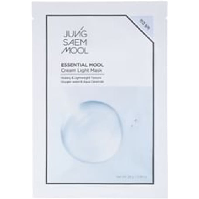 JUNG SAEM MOOL - Essential Mool Cream Light Mask 28g x 1 sheet