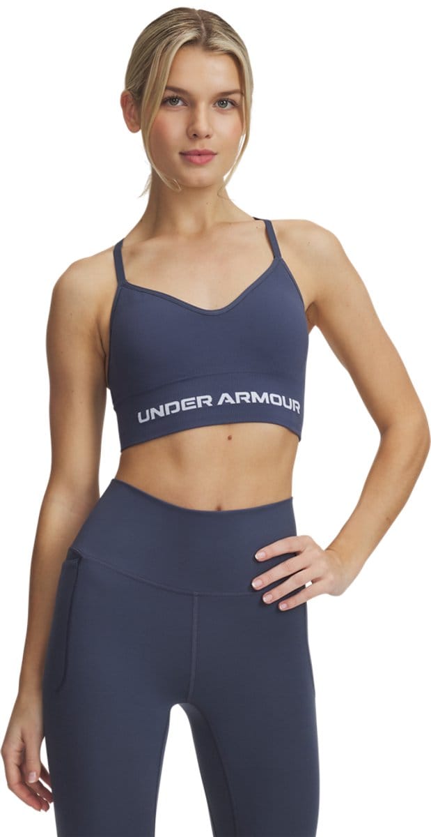 Under Armour Vanish Seamless Low Bra Dames Sportbeha - Navy