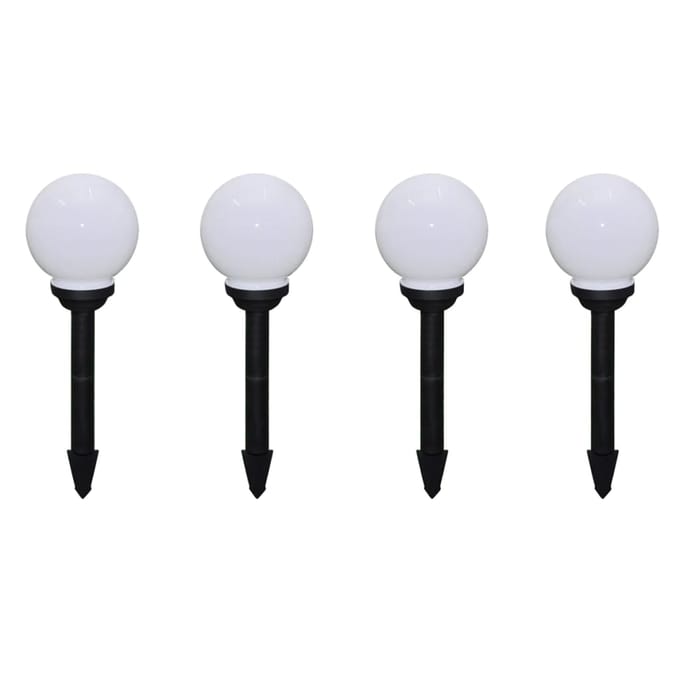 vidaXL Tuinpadlampen 8 st met grondpin LED 15 cm