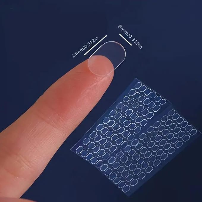 60 pièces Pâte à Fixer Transparente, Pastilles Adhésives Acryliques Sans Traces pour Poupées & Usage de Bureau gray