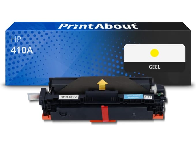 PrintAbout huismerk Toner 410A (CF412A) Geel Geschikt voor HP