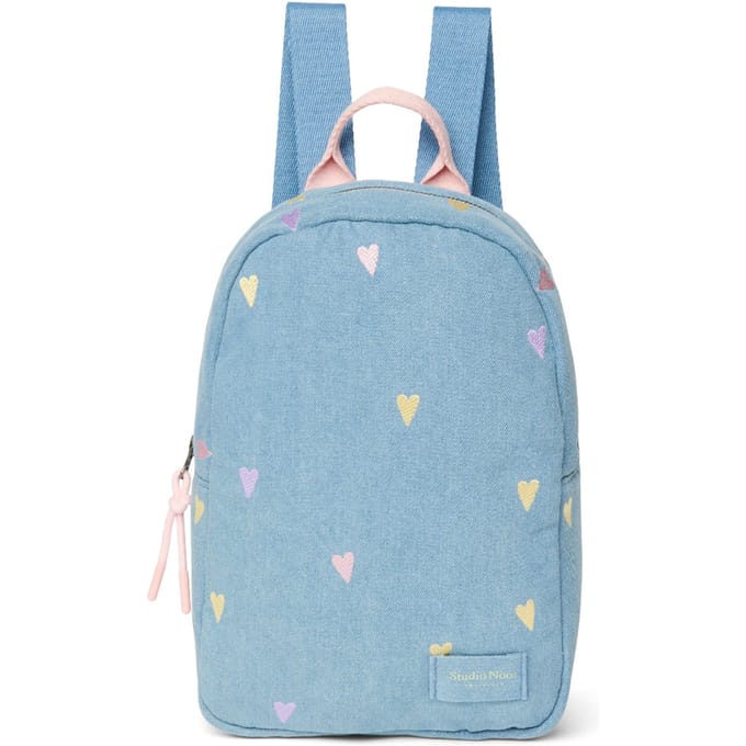 Studio Noos denim rugzak mini hearts