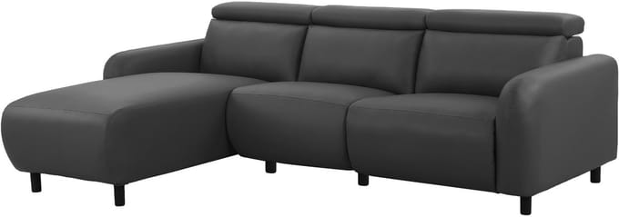 Skaane-Skaane-3Zits - Relax Links Elektrisch - Grijs PU