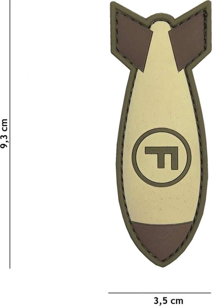 101 Inc Embleem 3D Pvc F. Bom Coyote  11115