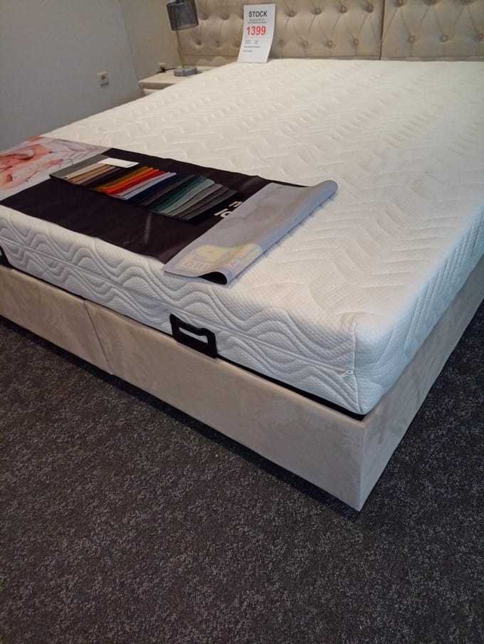 HR Pocketveer - Matras met comfortschuim 140x200cm x 22cm dikte