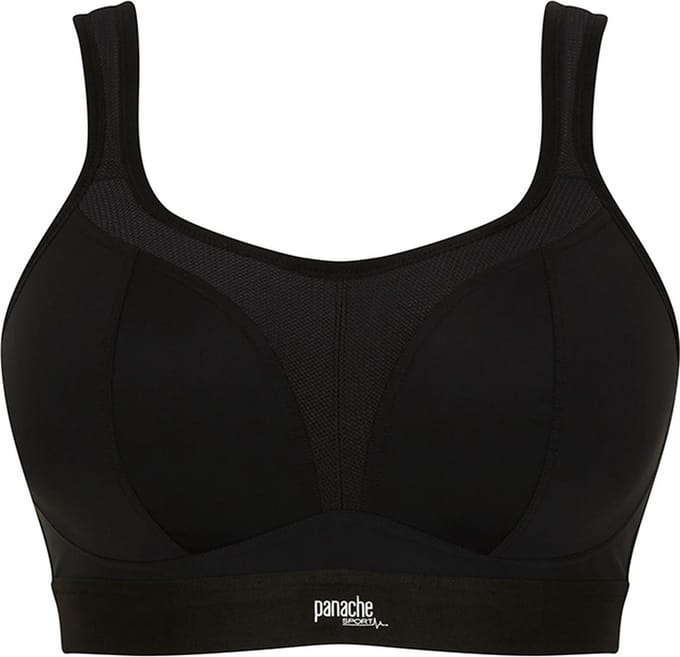 Panache - Boundless Sport BH zonder beugel - Black - 85F