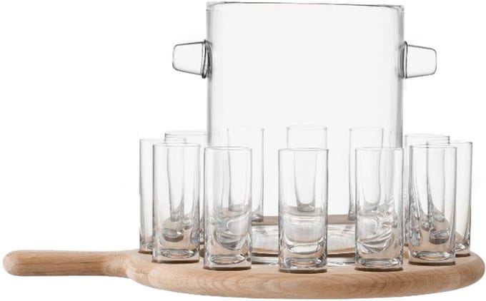 L.S.A. Vodka Set Met Serveerplank