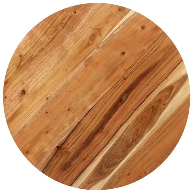vidaXL - Bistrotafel - rond - Ø70x75 - cm - massief - acaciahout
