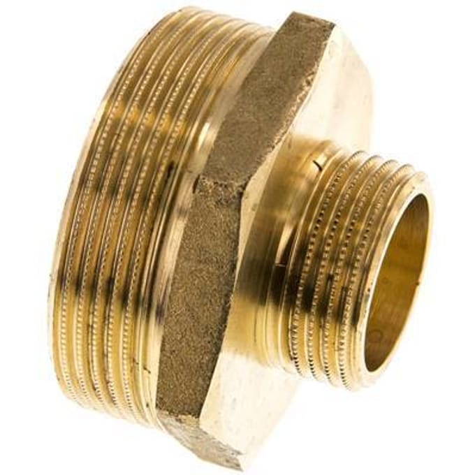 G 2'' x G 1'' Messing Borstnippel 16 Bar - FL2S-M-B-200G-100G