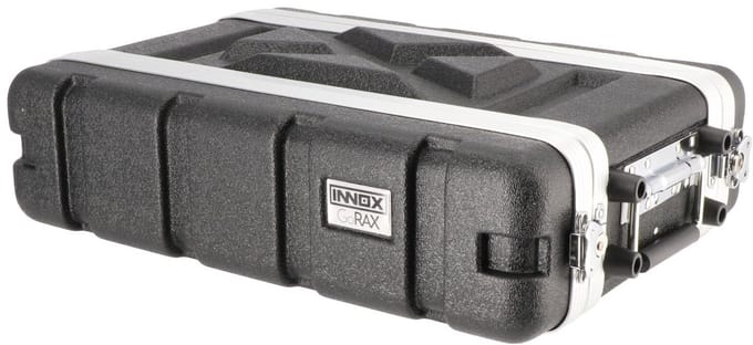 Flightcase 19 inch 2U 20cm diep - Innox GoRAX 2U8 - Multikleur