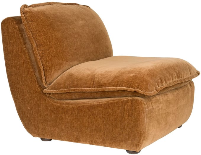 Dutchbone Radley Fauteuil Cognac Bruin