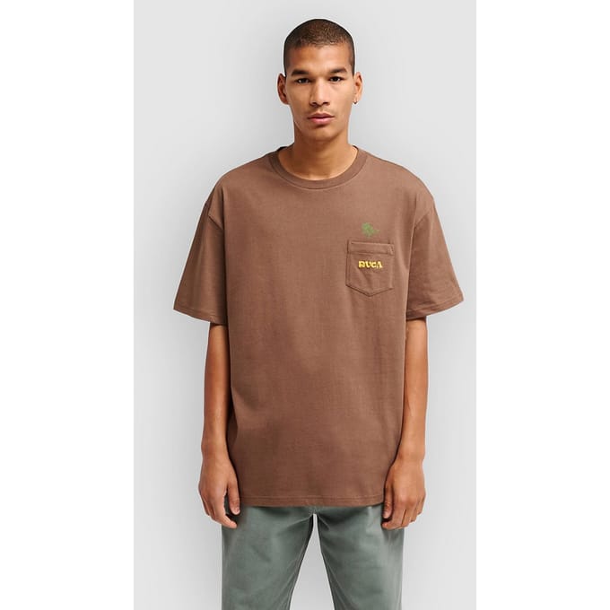 RVCA Nature Calling Pocket T-Shirt bruin