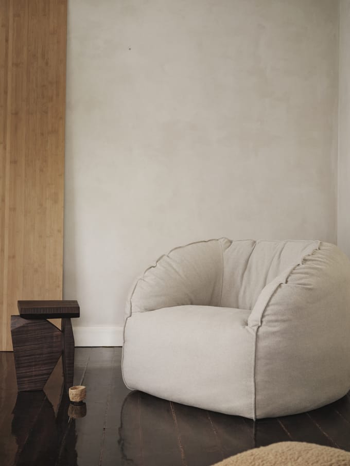Ferm Living - Nesten Lounge Stoel - beige