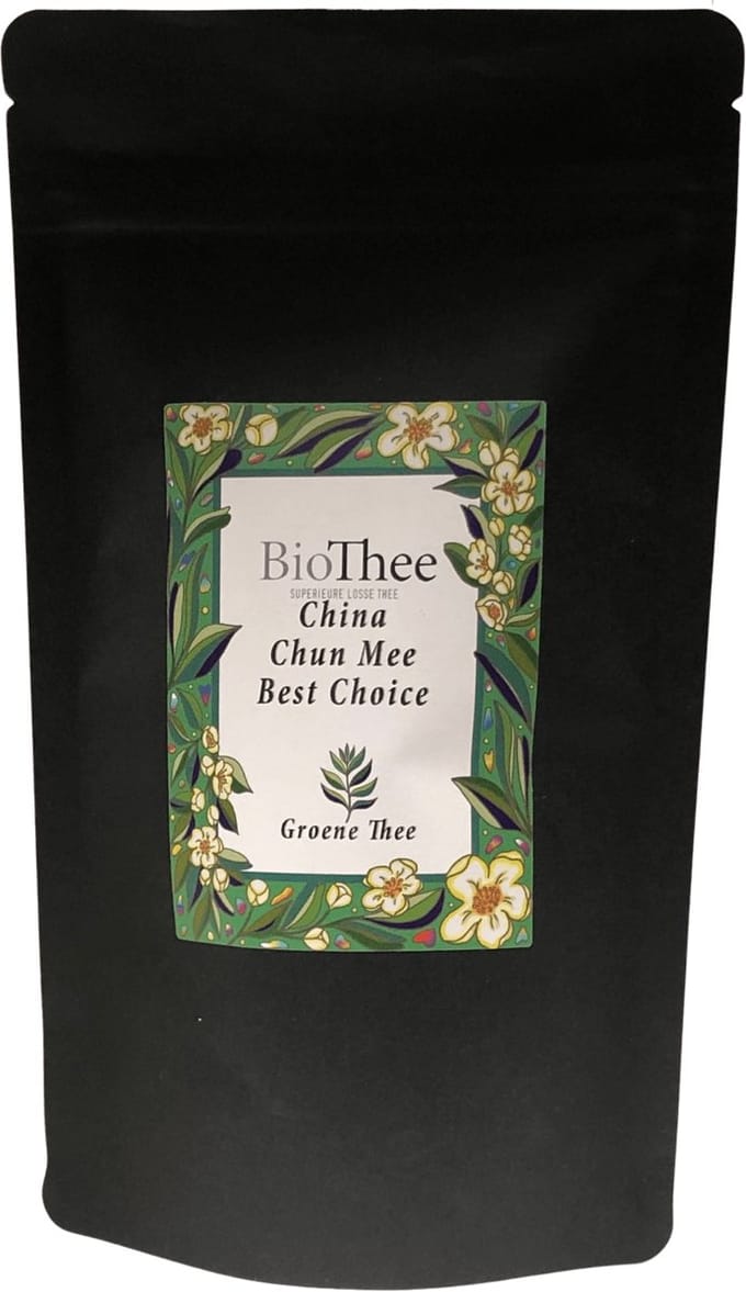China Chun Mee Best Choice (Bio) 100 gr. premium biologische thee.