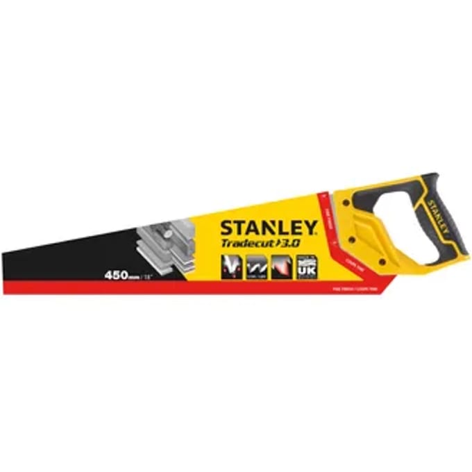 STANLEY Houtzaag Tradecut Fijn 450mm 11 TPI - STHT20355-1