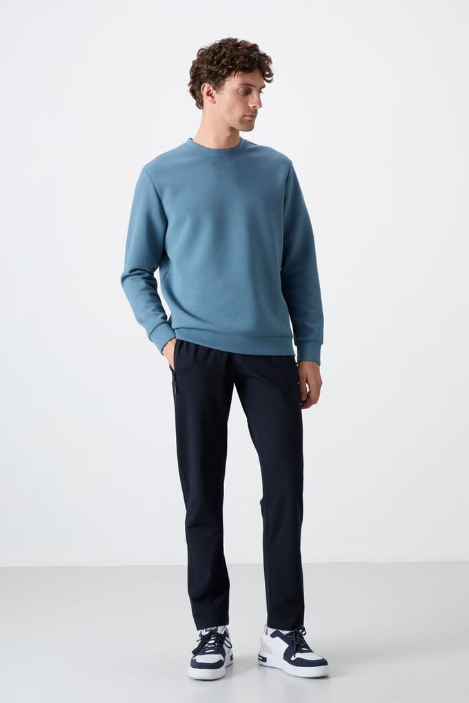 Heren Regular Fit Rechtlopende Joggingbroek