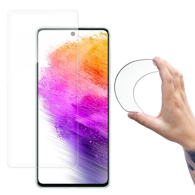Wozinsky Nano Flexi - Hybride Flexibel Glazen Beschermfolie - Samsung Galaxy A73 - 0,15 mm - 9H