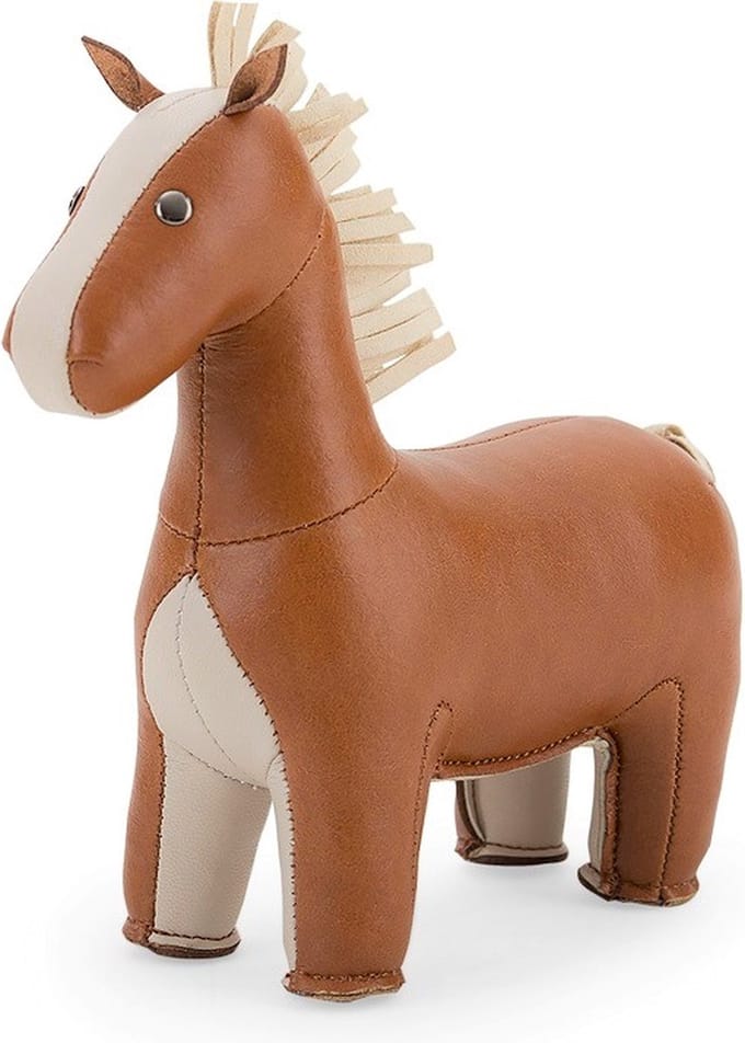 Zuny Paard-Bruin-Paperweight