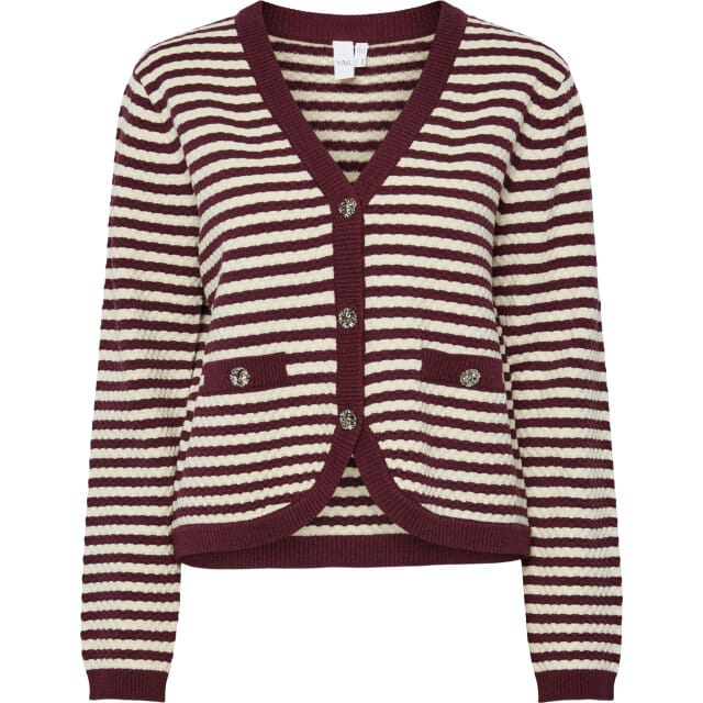 Y.A.S Yasmigo ls knit cardigan port royale/birch