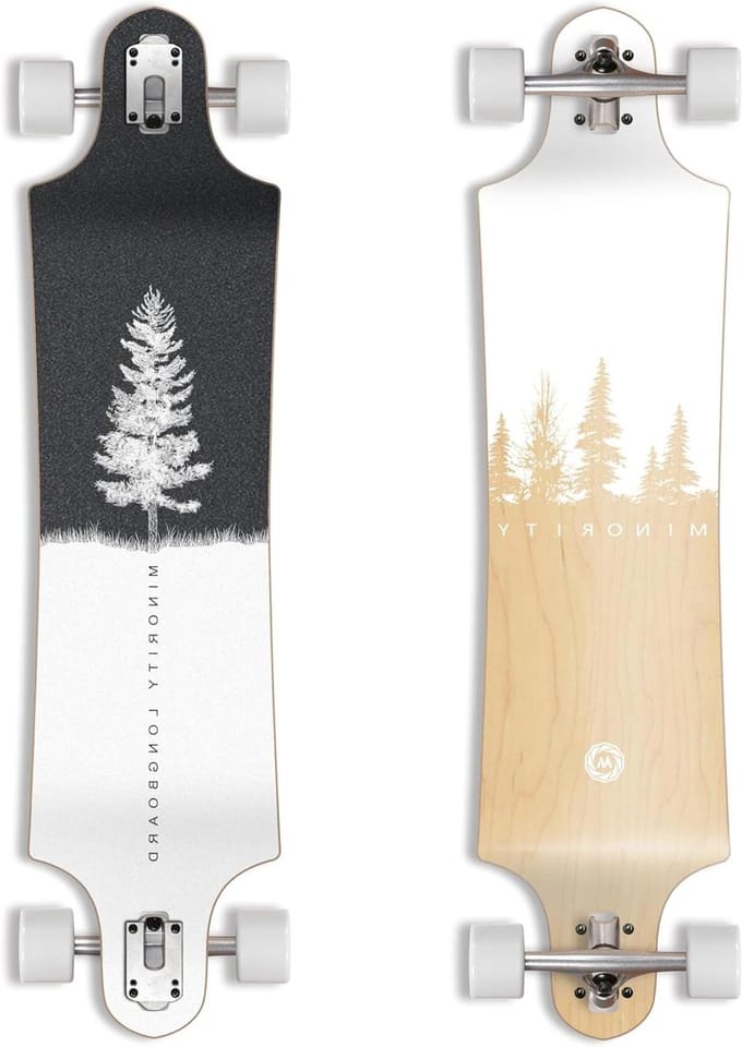 Longboard Skateboard - Cruiser Board - Cruisen en Snelheid - Drop Through Deck - 40 Inch - Aard