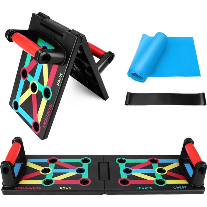 Opvouwbaar push-up bord Pack of 1 rood