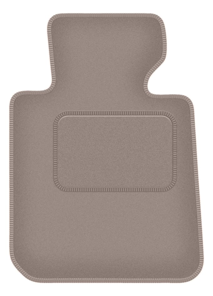 Bestuurdersmat beige voor: BMW 1 E82 coupé (2004-2011)