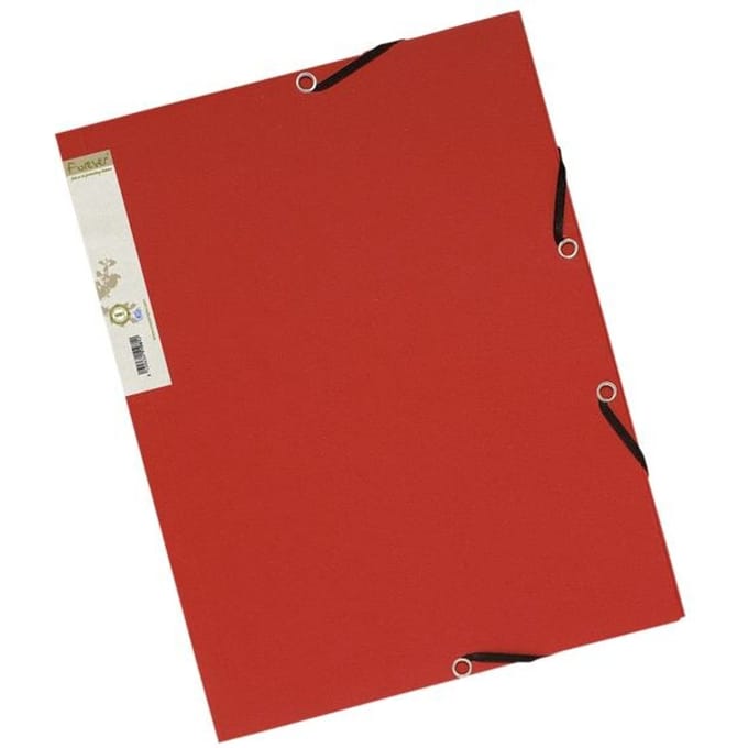 Elastomap Exacompta Forever A4 3 kleppen 380gr rood