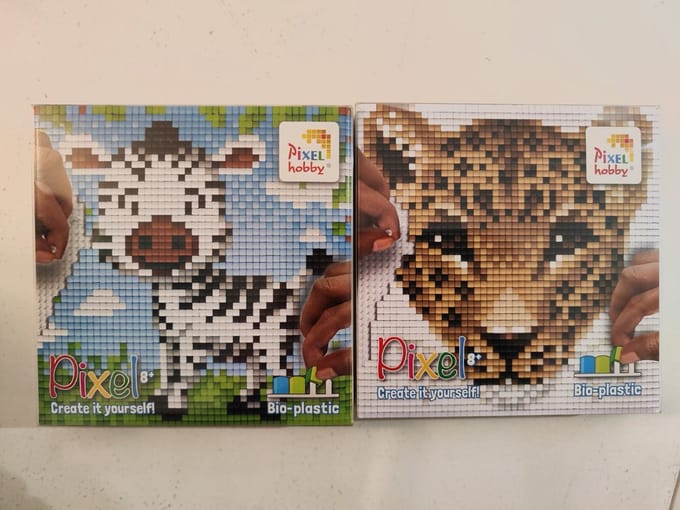 PIXELHOBBY PIXEL SET ZEBRA/LUIPAARD